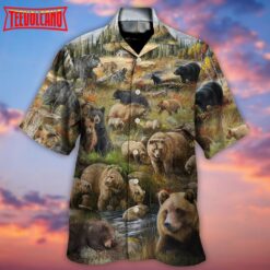 Bear Be Brave Little Bear Hawaiian Shirt