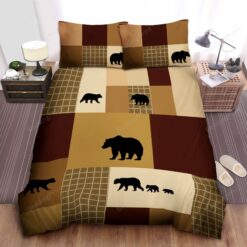 Bears Warm Bed Sheets Spread Duvet Cover