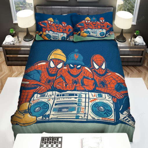 Beastie Boys Spidermans Bed Sheets Duvet Cover