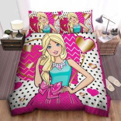 Beautiful Barbie Bed Sheets Duvet Cover