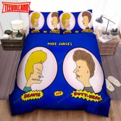 Beavis And Butt-Head Vintage Poster Bed Sheets Duvet Cover