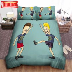 Beavis And Butthead Rock And Roll Bed Sheets Duvet Cover