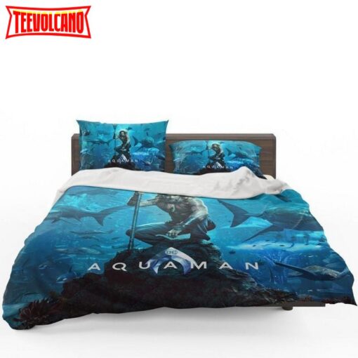 Bedding Set Aquaman Justice League Jason Momoa Duvet Cover