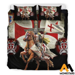 Bedding Set Knight Templar Black King Duvet Cover