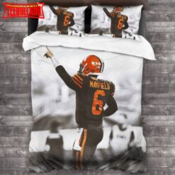 Bedding Sets with 3 Pieces Cleveland Browns Logo Bedding Set