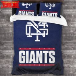 Bedding Sets with 3 Pieces New York Giants Logo 3PCS Duvet Cover