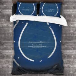 Bedding Sets with Indianapolis Colts Logo Duvet Cover