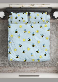 Bee Little Cute Sun Bed Sheets Duvet Cover