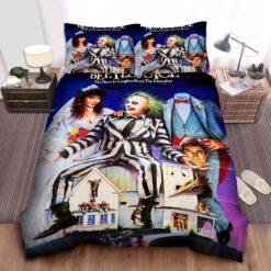 Beetlejuice Original Film Poster Bed Sheets Duvet Cover