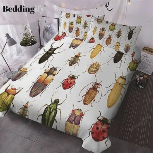 Beetles Insect Bed Sheets Duvet Cover