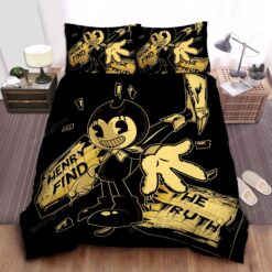 Bendy And The Ink Machine Duvet Cover Bedding Set