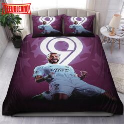 Benzema Legend Real Madrid Laliga 22 Bedding Sets