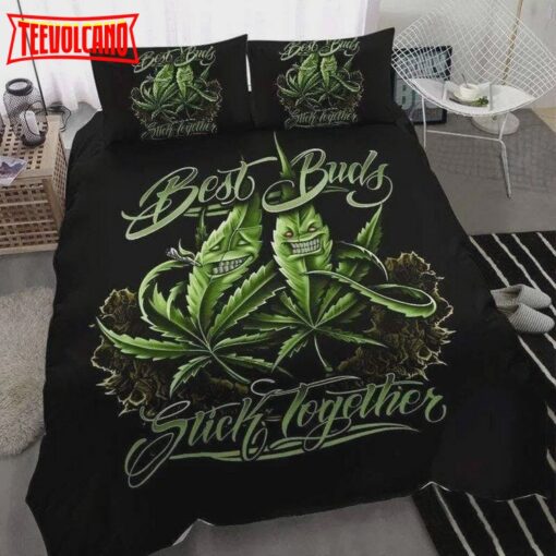 Best Buds Weed Stick Together Bedding Sets