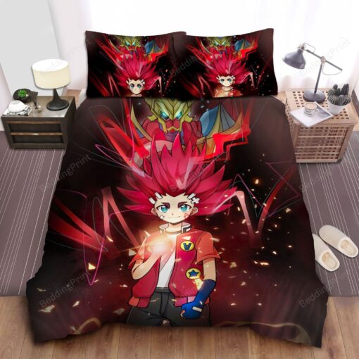 Beyblade Aiga Bed Sheets Duvet Cover