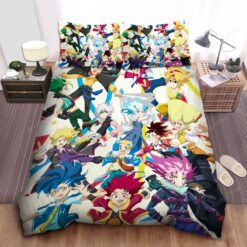 Beyblade Bed Sheets Duvet Cover