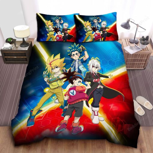 Beyblade Burst Bed Sheets Duvet Cover