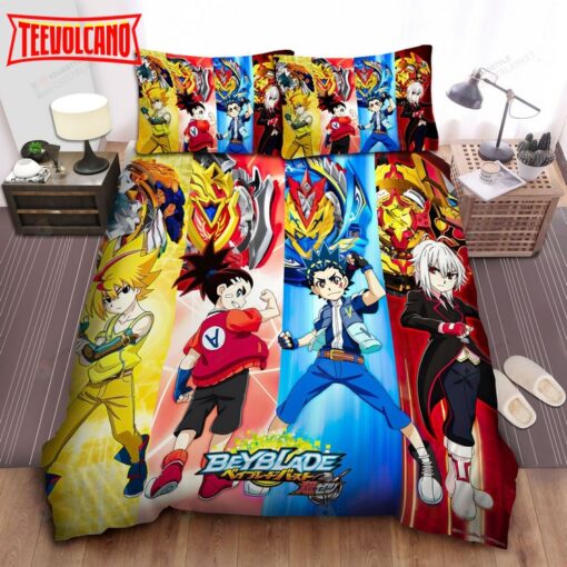 Beyblade Burst Turbo Bed Sheets Duvet Cover