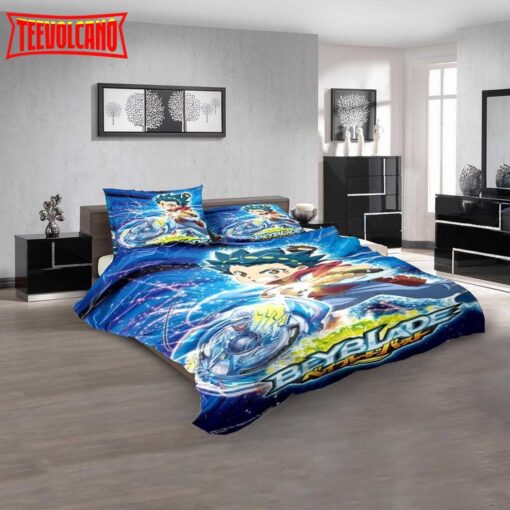 Beyblade Movies 3d Bedding Set