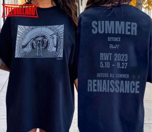 Beyoncé Renaissance World Tour Summer 2023 Double Side Shirt