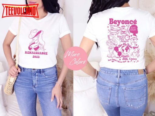 Beyonce Renaissance World Tour 2023 Double Side Shirt