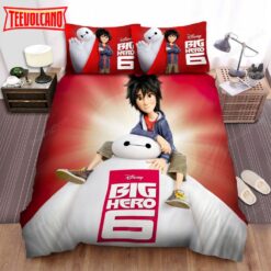 Big Hero 6 Baymax Carrying Hiro Bed Sheets Duvet Cover