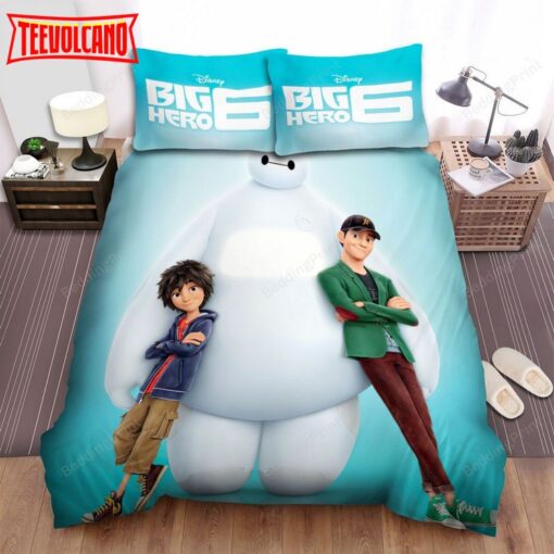 Big Hero 6 Baymax Hiro &amp Tadashi Bed Sheets Duvet Cover