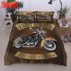 Biker For Life Live Free Ride Free Bedding Sets