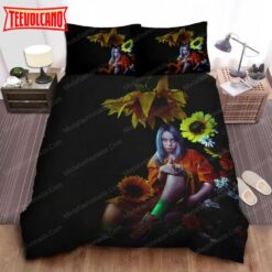 Billie Eilish And Sunflowers In The Dark Picture 23 Bedding sets