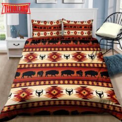 Bison Native American Duvet Cover Bedding Sets