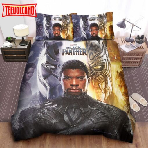 Black Panther King Of Wakanda Bed Sheets Duvet Cover