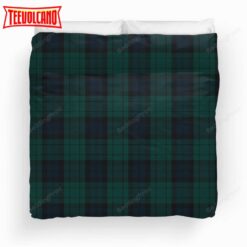 Black Watch Tartan Duvet Cover Bedding Set