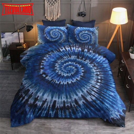 Blue Tie Dye Bedding Sets Duvet Cover