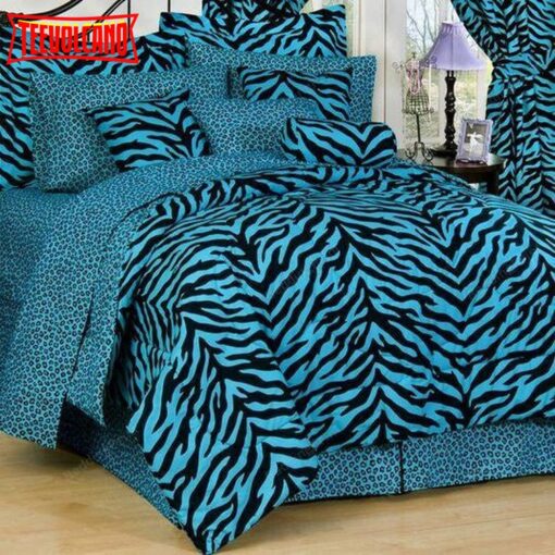 Blue Zebra Bedding Sets Duvet Cover