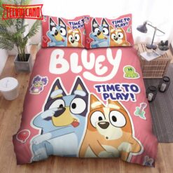 Bluey &amp Bingo Time To Play Duvet Cover Bedding Sets