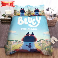 Bluey The Album Art Cover Bed Sheets Duvet Cover