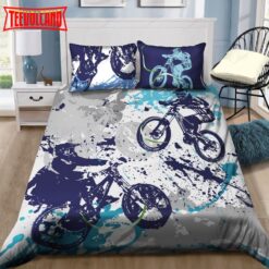 Bmx Bike Racing Bed Sheets Duvet Cover