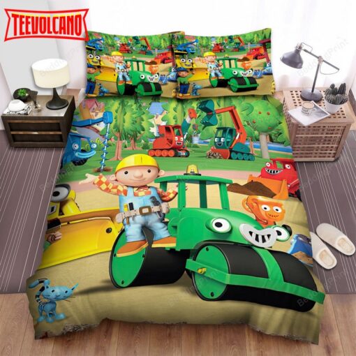 Bob The Builder All Characters Bed Sheets Duvet Cover