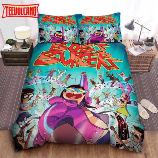 Bob’s Burgers Punk Rock Music Concert Bedding Set