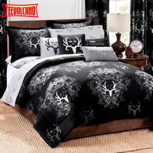 Bone Collector Black Bedding Set Duvet Cover