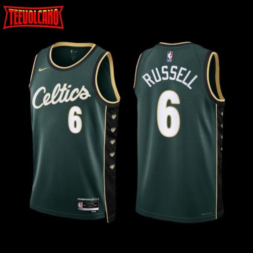 Boston Celtics Bill Russell 2022-23 City Edition Jersey Green