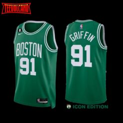 Boston Celtics Blake Griffin 2022-23 Icon Edition Swingman Jersey Green