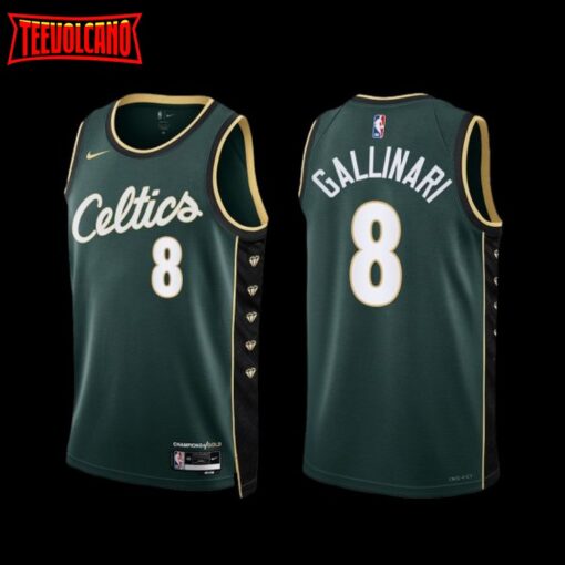 Boston Celtics Danilo Gallinari 2022-23 City Edition Jersey Green