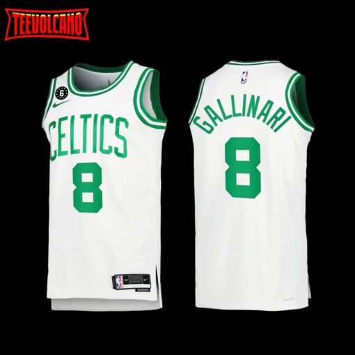 Boston Celtics Danilo Gallinari 2022-23 White Association Edition Jersey