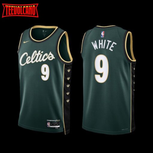 Boston Celtics Derrick White 2022-23 City Edition Jersey Green