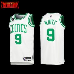 Boston Celtics Derrick White 2022-23 White Association Edition Jersey