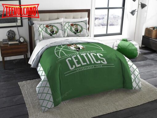 Boston Celtics Duvet Cover Bedding Set