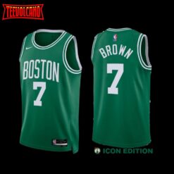 Boston Celtics Jaylen Brown 2022-23 Green Icon Edition Jersey