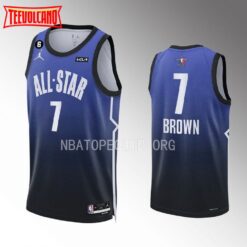 Boston Celtics Jaylen Brown 2023 NBA All-Star Blue Jersey