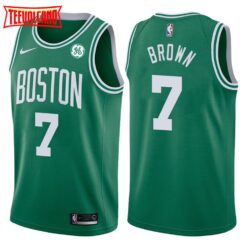 Boston Celtics Jaylen Brown Green Icon Jersey