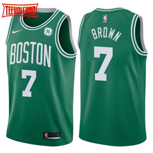 Boston Celtics Jaylen Brown Green Icon Jersey